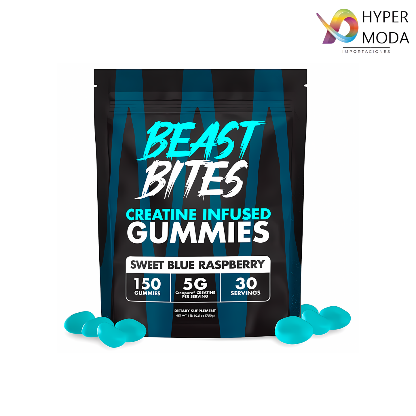 Suplemento Creatina Gomitas Beast Bites