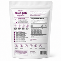 Colágeno Multi Peptides | 300 g | Colágeno Hidrolizado en Polvo | Suplemento Alimenticio